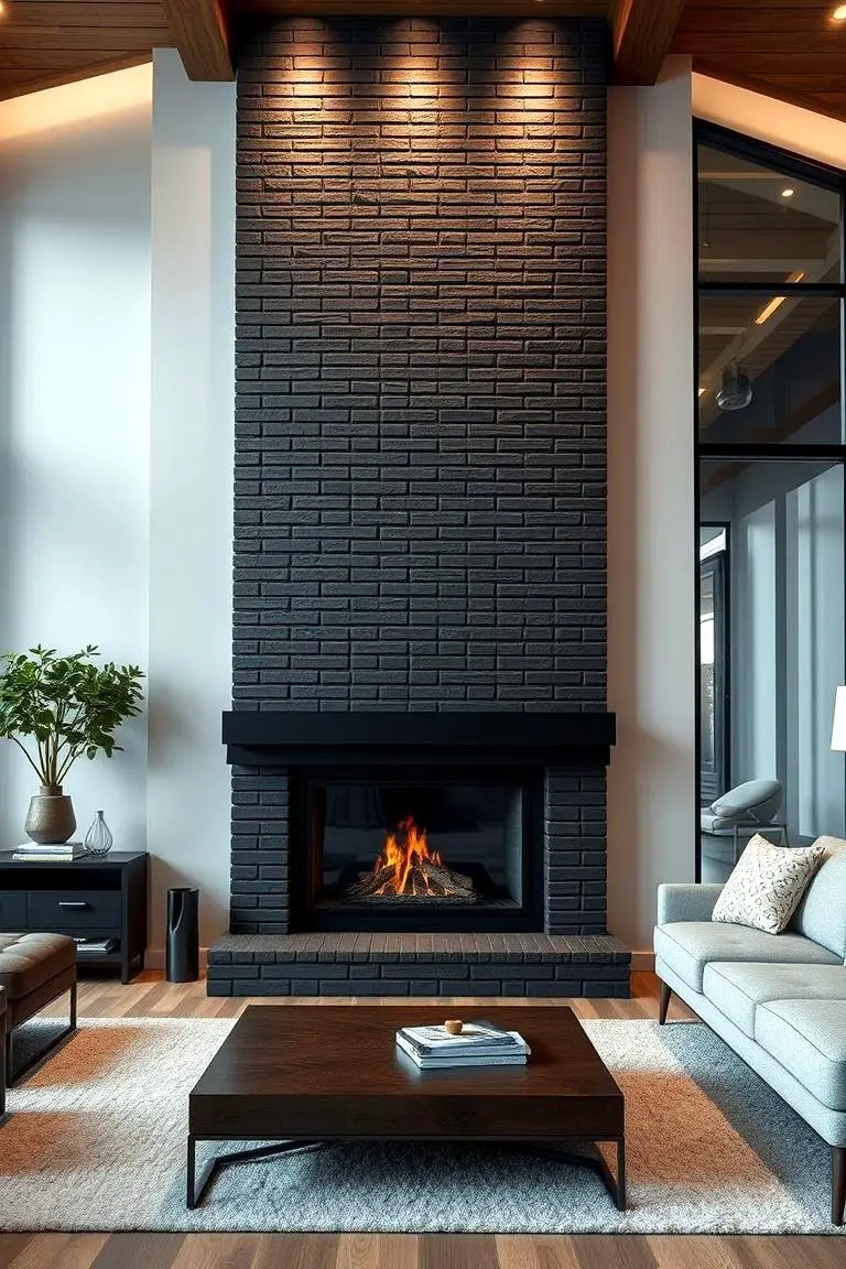 Innovative Black Brick Facade