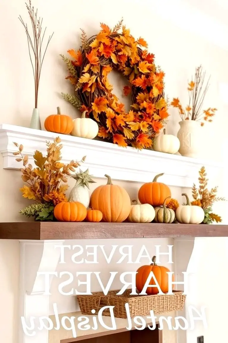 Harvest Mantel Display