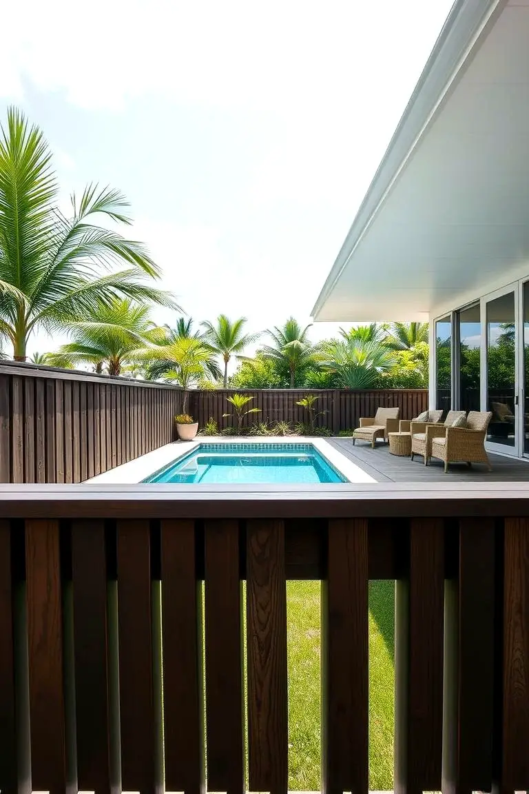 Horizontal Slat Railing