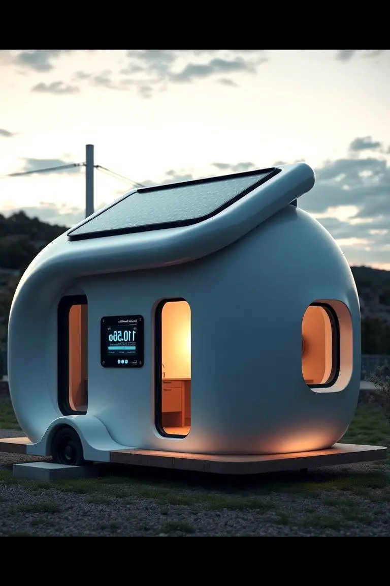 Futuristic Minimalist Tiny House
