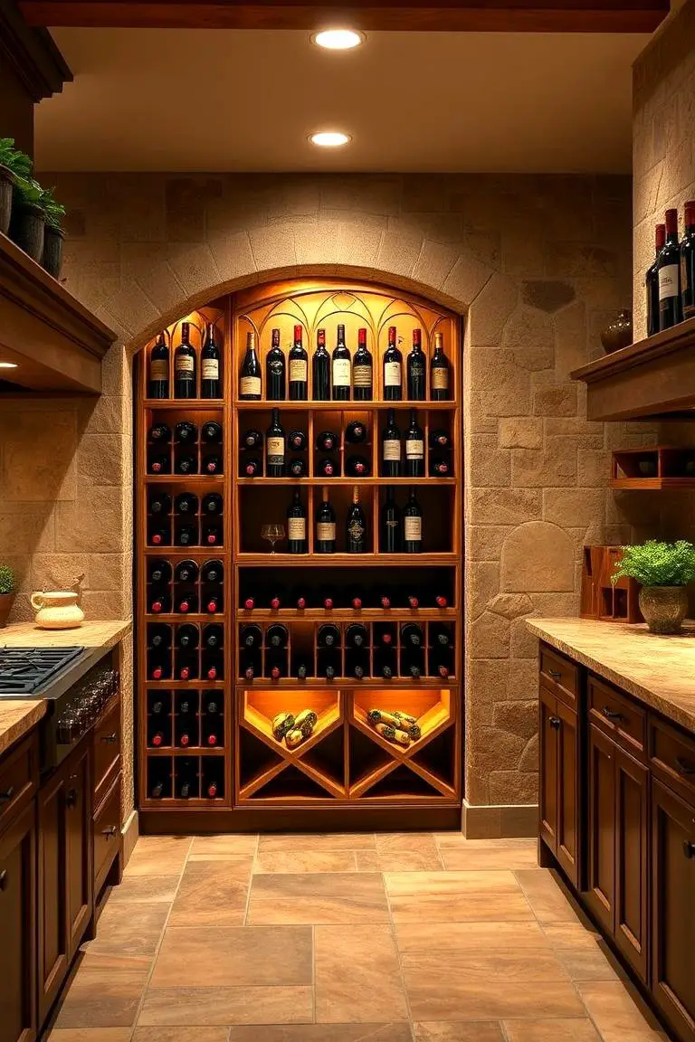Vintage Wine Rack Display