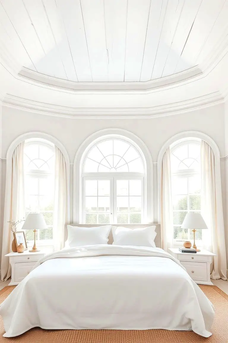 Subtle Whitewashed Crown Molding