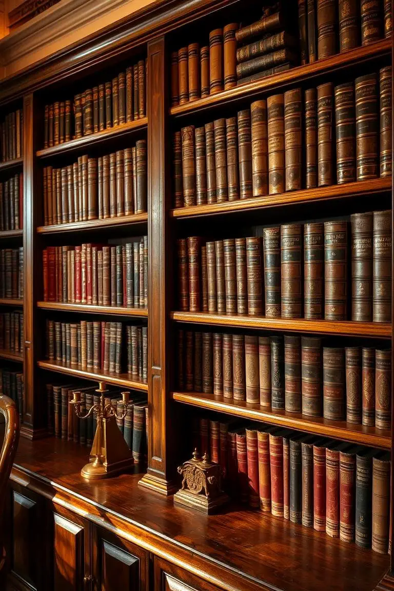 Vintage Book Shelf Display