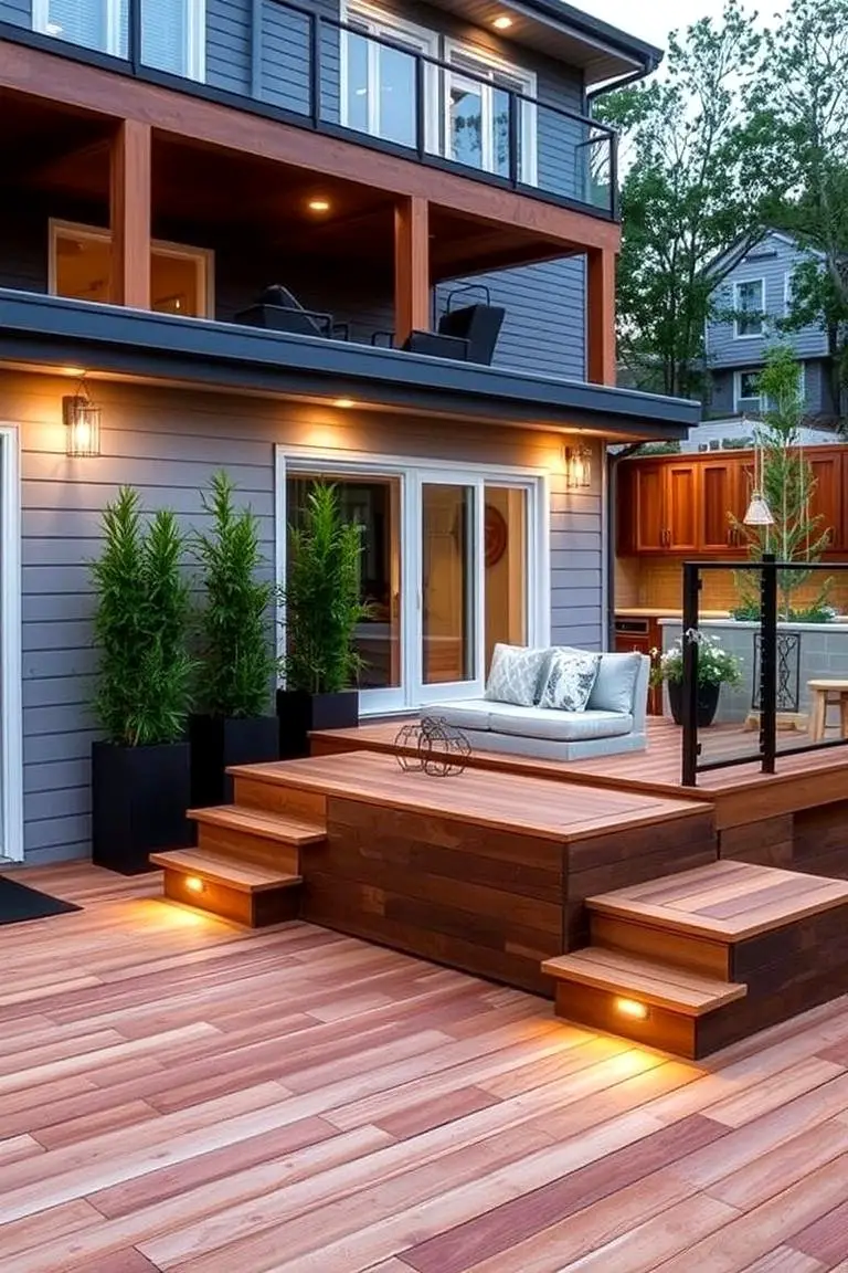Modern Raised Decking