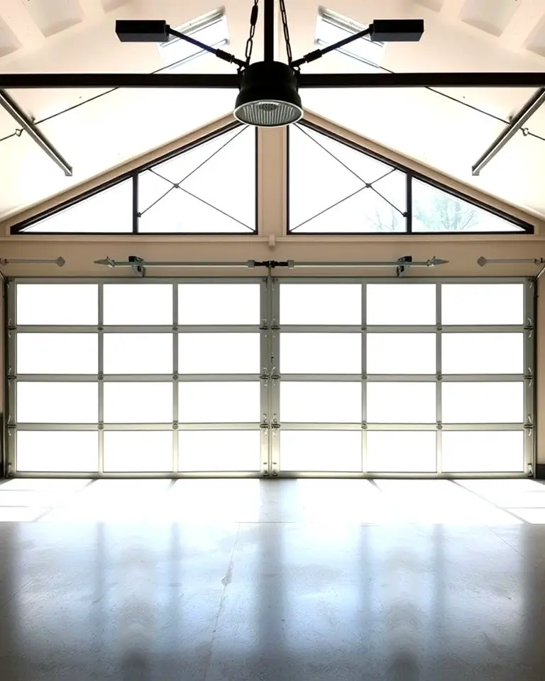 Detached Garage with Glass Doors