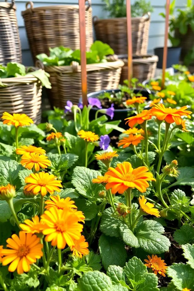 Edible Flower Garden