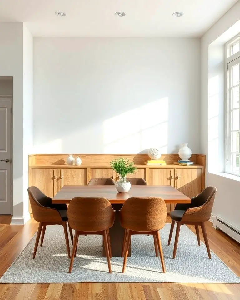 Half-Wall Wood Accent