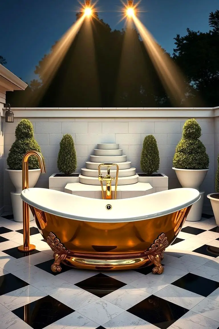 Art Deco Bathtub Experience