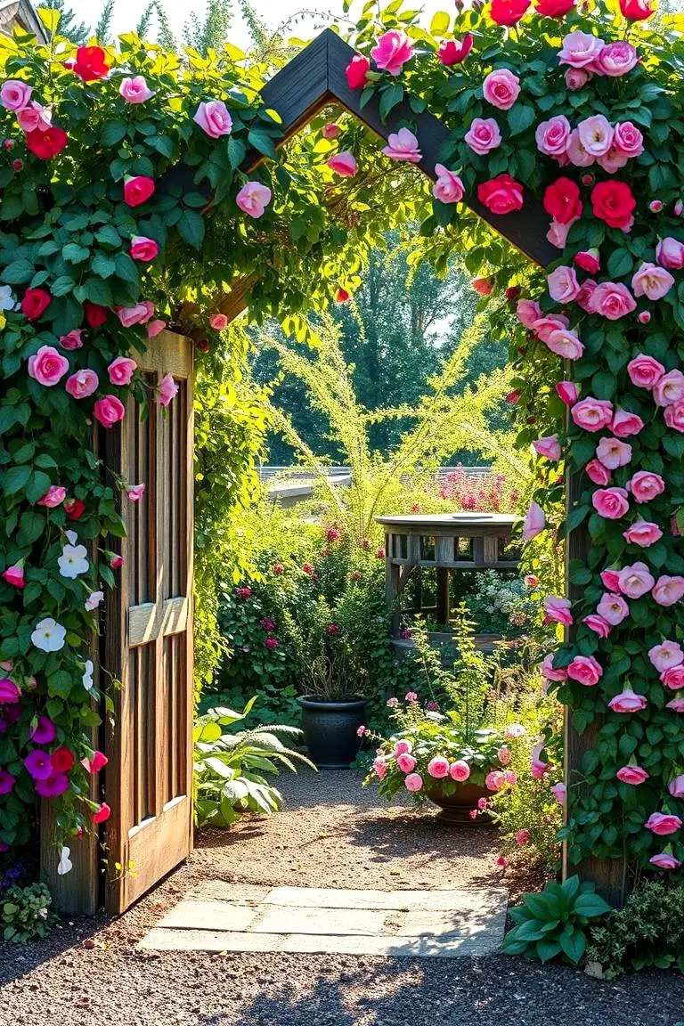 Charming Flowering Archways