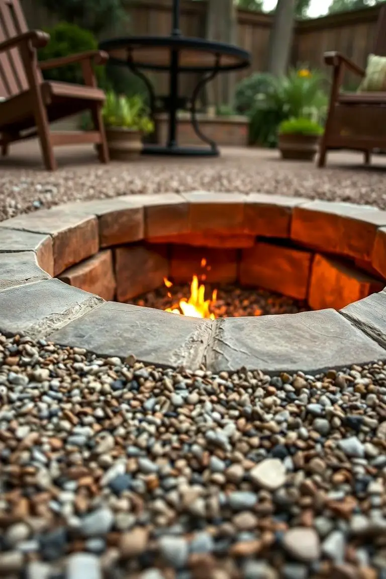 Underground Rustic Fire Pit