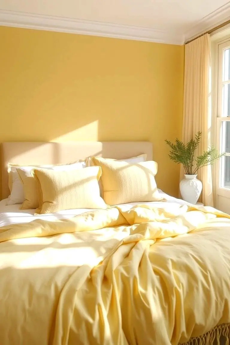 Soft Lemon Bedding