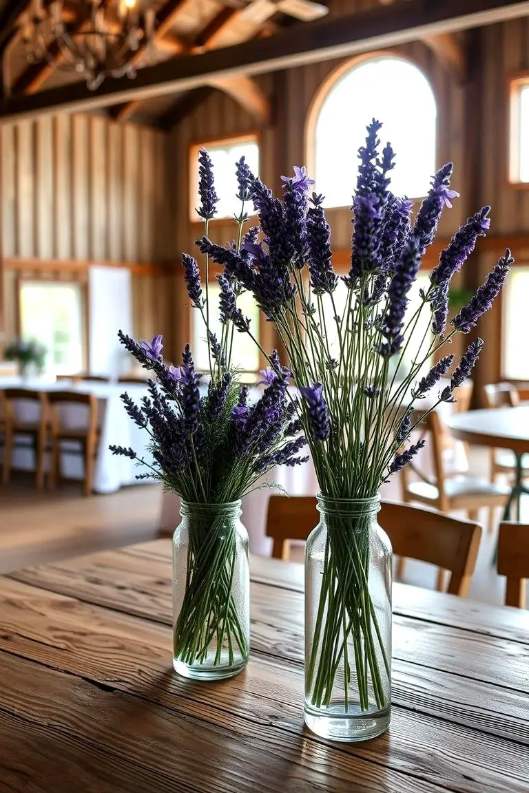 Lavender Scents for the Venue