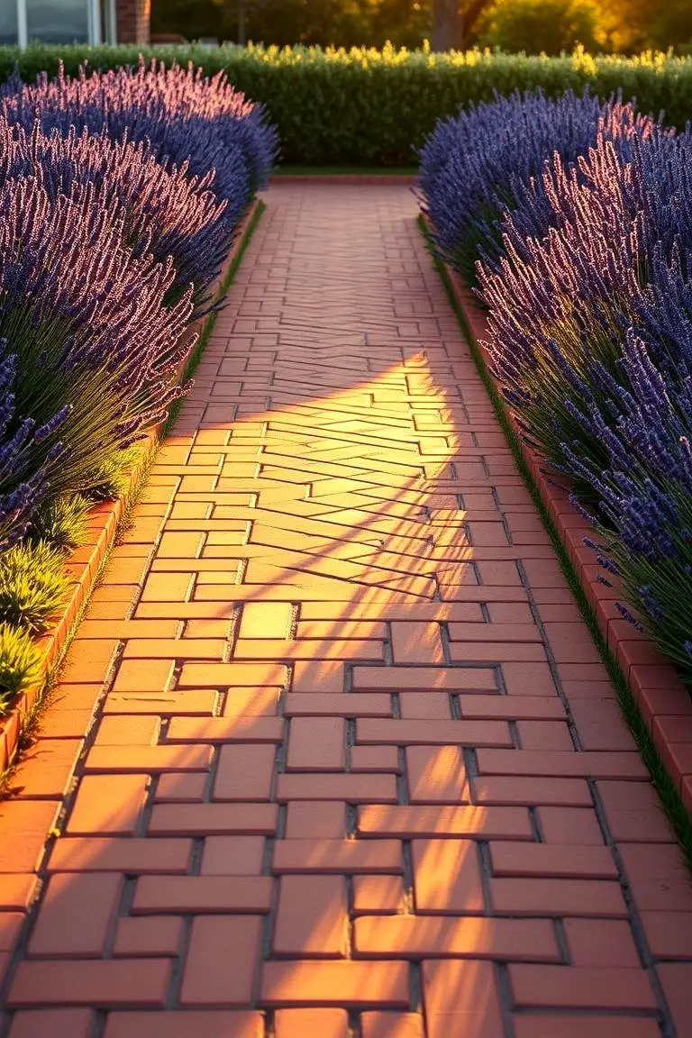 Contemporary Brick Pathway