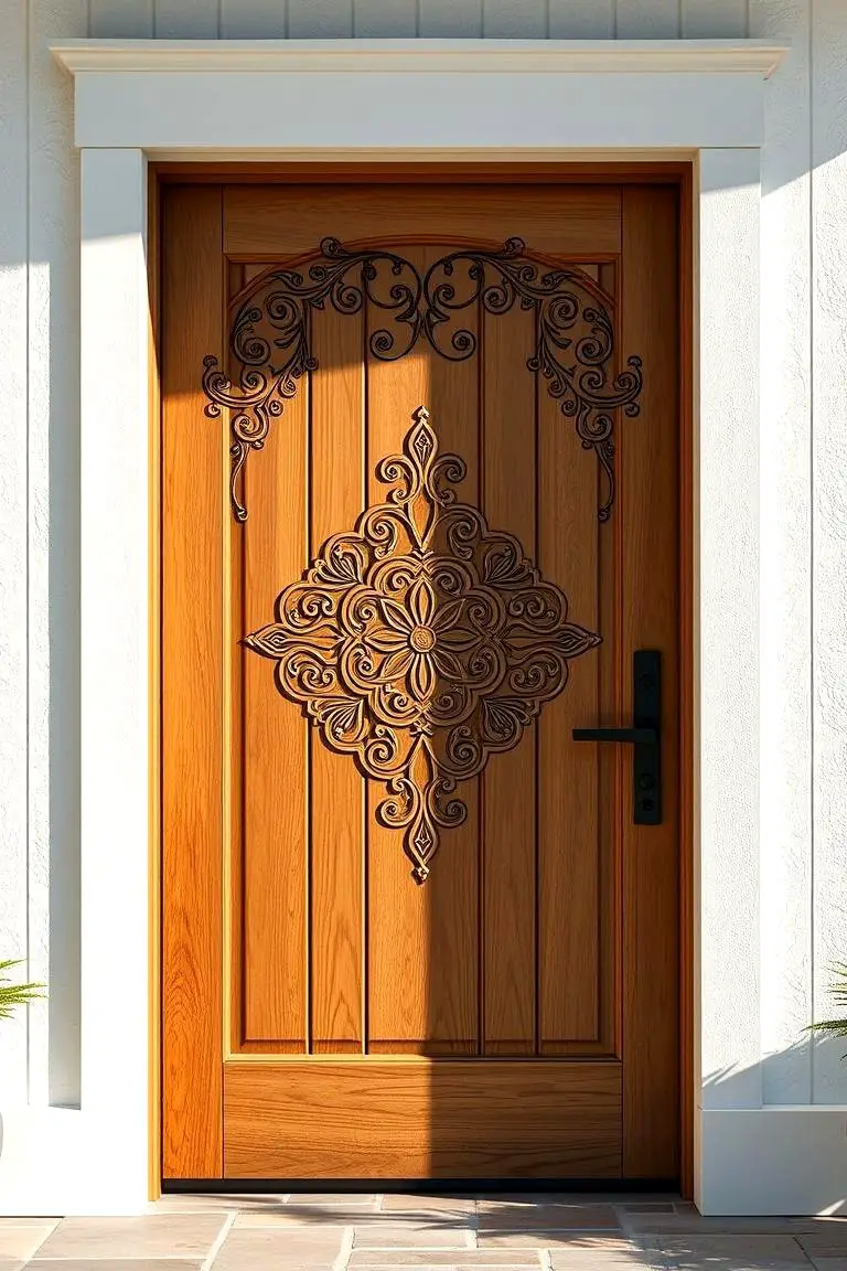 Custom Engraved Entry Door