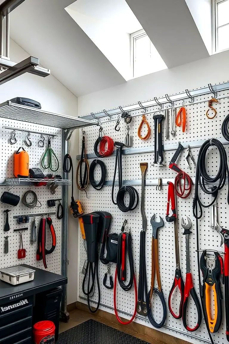 Garage Peg Systems for Multi-Level Storage