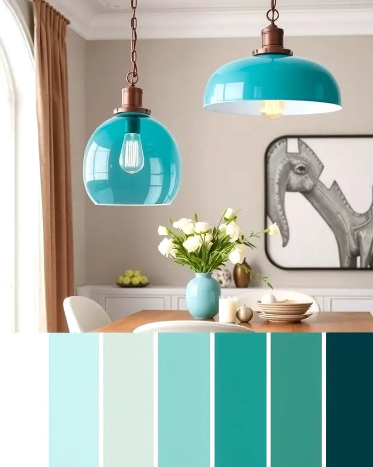 Teal Lighting Fixtures