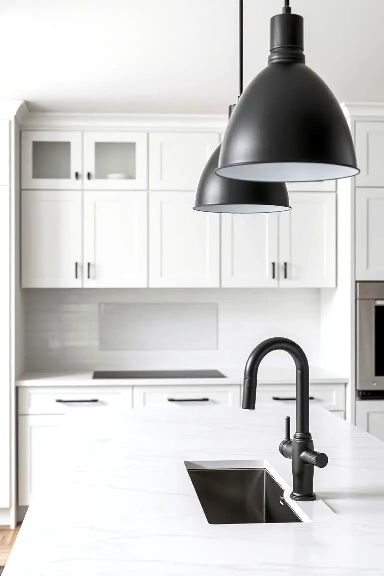 Striking Black Fixtures