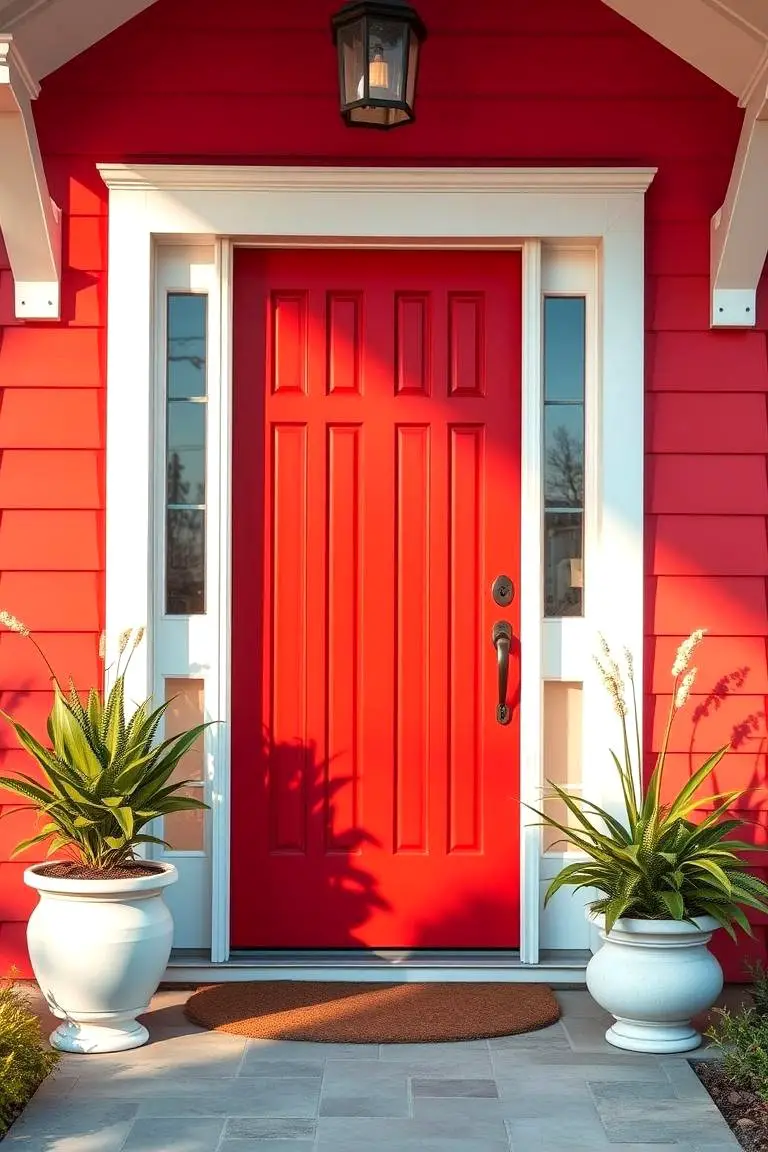 Bold Color Front Door