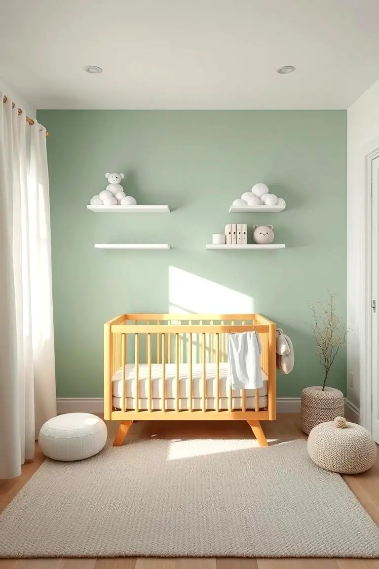 Pastel Green Nursery Calm