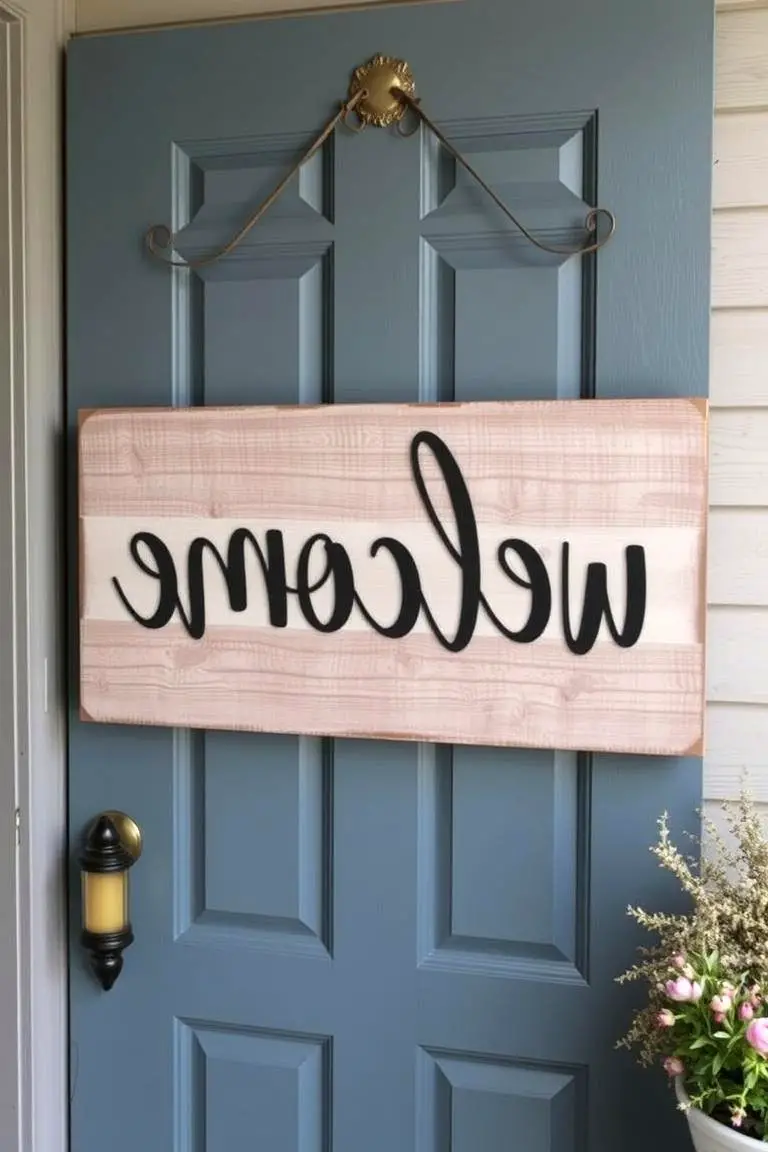 Rustic Farmhouse Welcome Sign