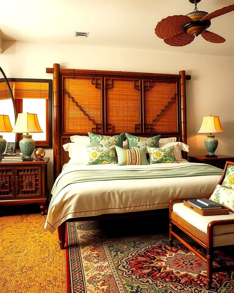 Bamboo or Rattan Accents
