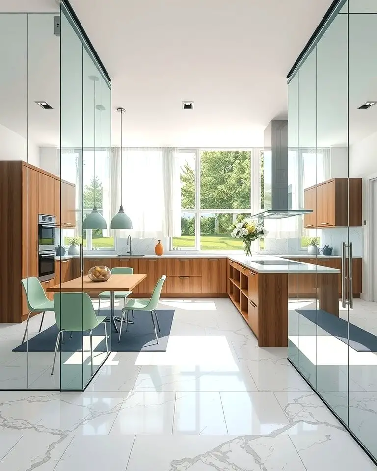 Glass Partitions for Subtle Division