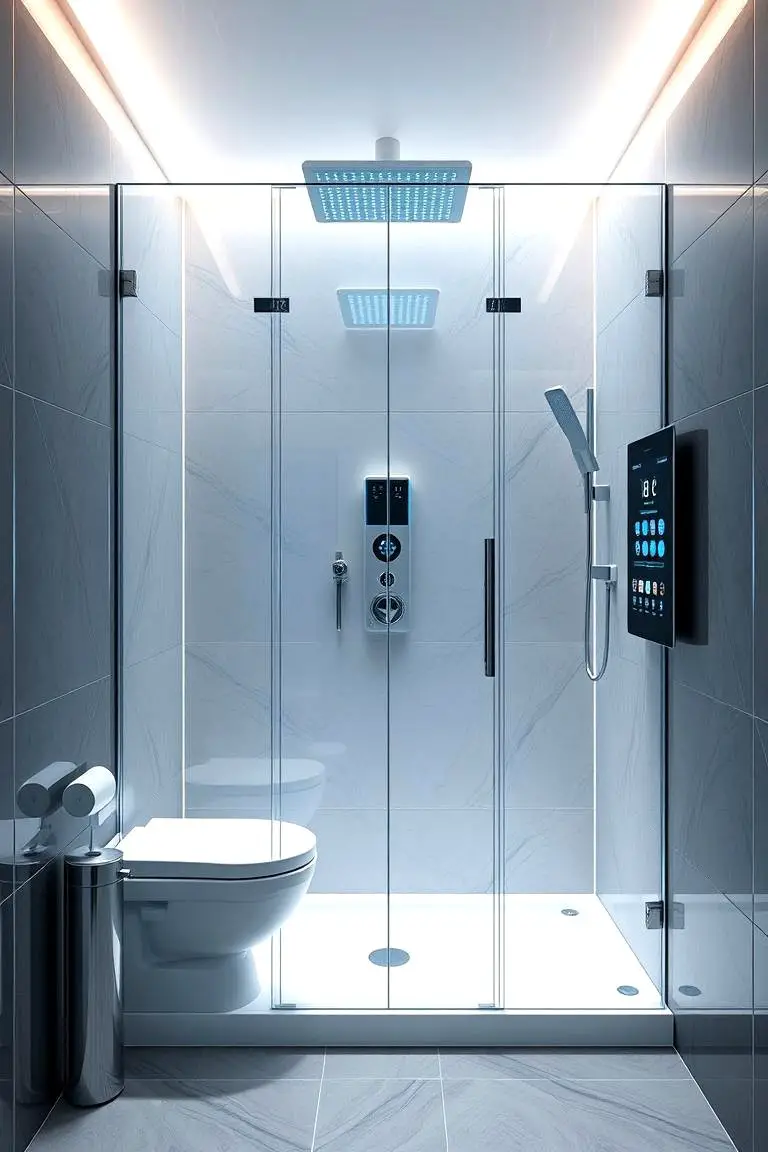 High-Tech Digital Shower