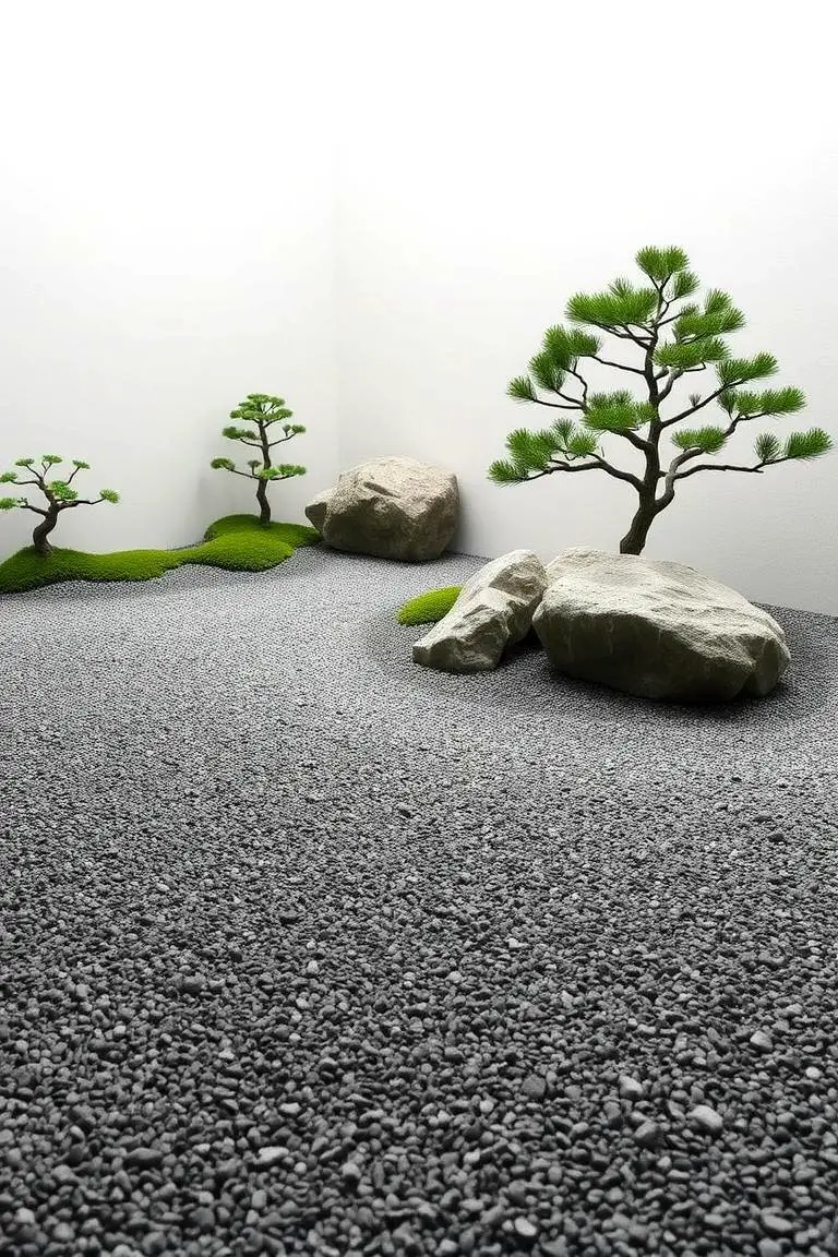 Zen Rock Garden Corner