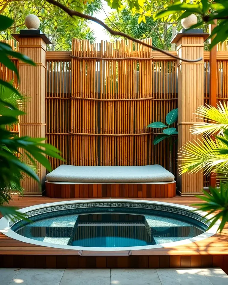 Bamboo Privacy Screen