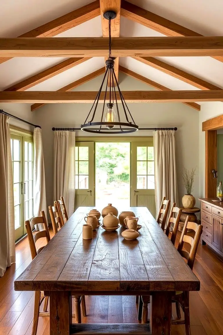 Rustic Dining Room Charm