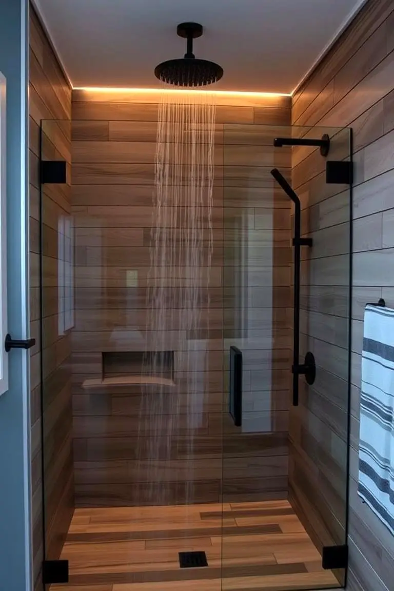 Waterproof Shiplap Shower Enclosure