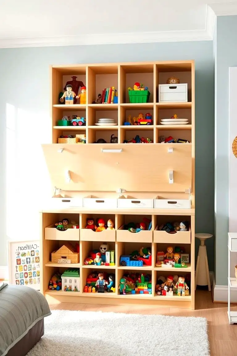 Multi-compartment Toy Chests