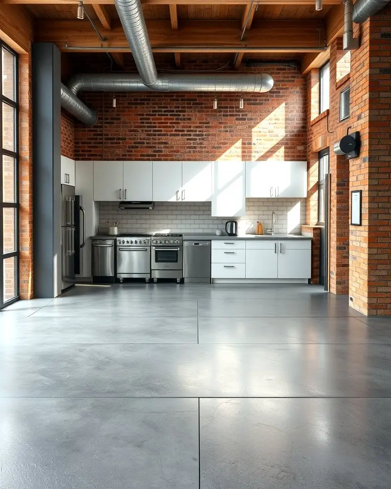 Matte Finish Concrete for Industrial Charm
