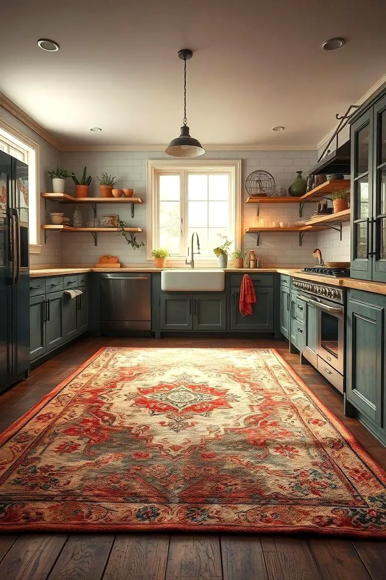 Distressed Vintage Rug