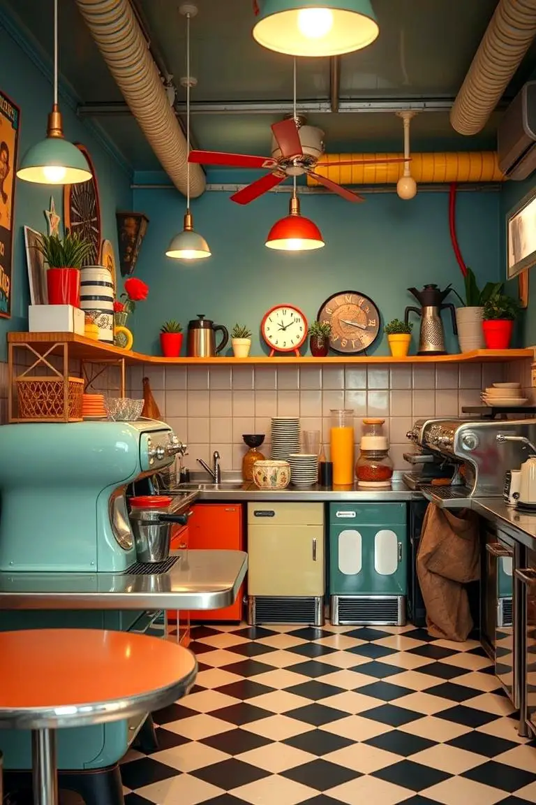Retro Revival Coffee Station