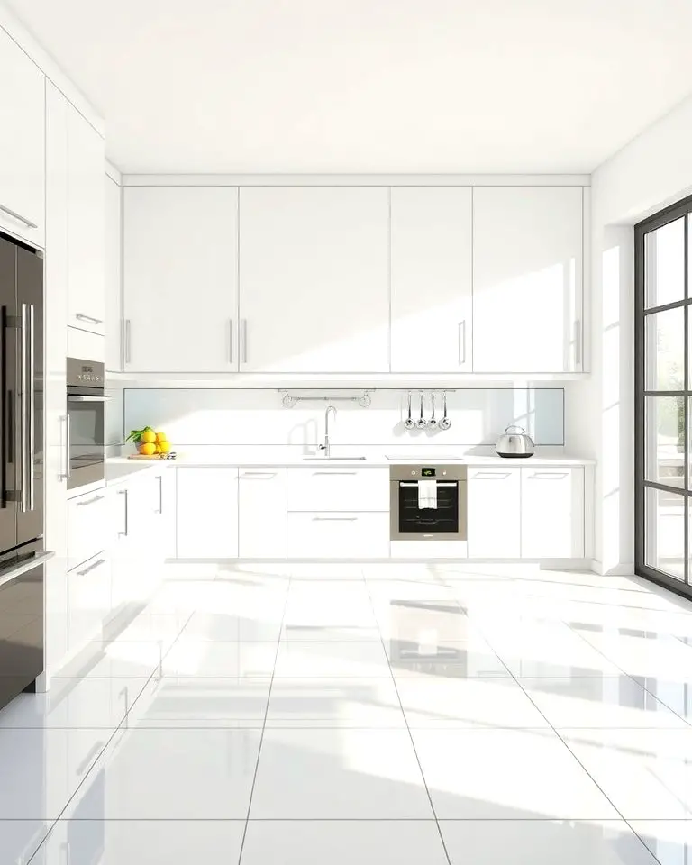 High-Gloss Porcelain for a Sleek Look