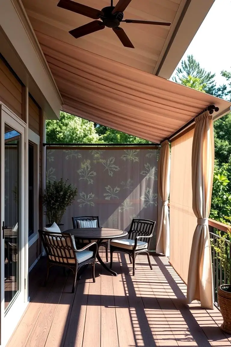 Retractable Deck Curtains
