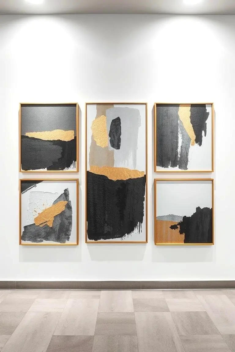 Abstract Art Display