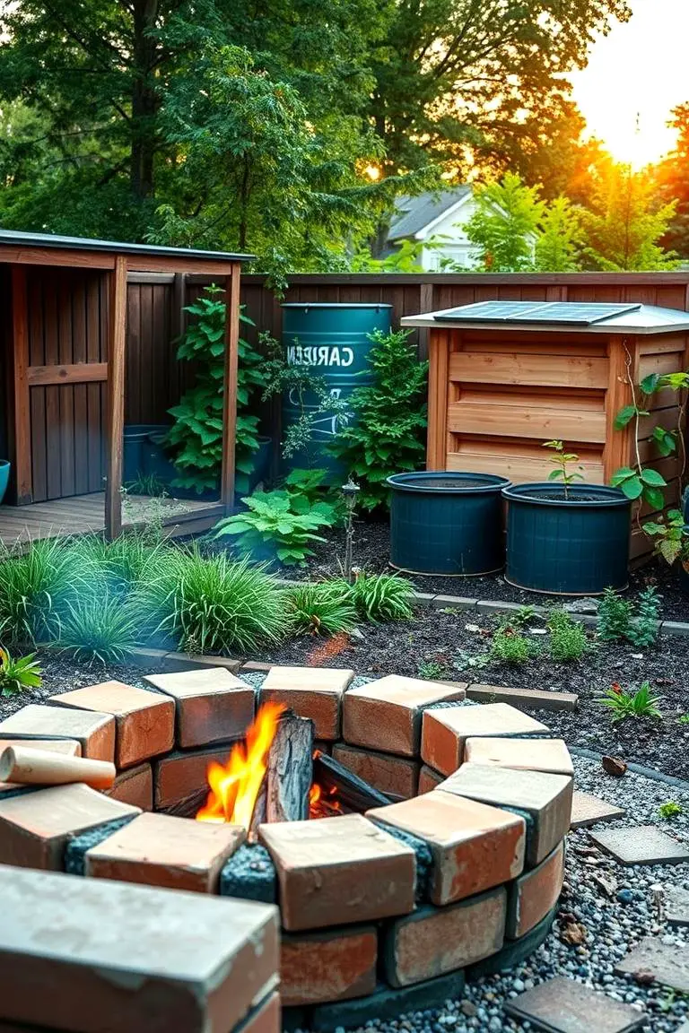Eco-Sustainable Fire Pit