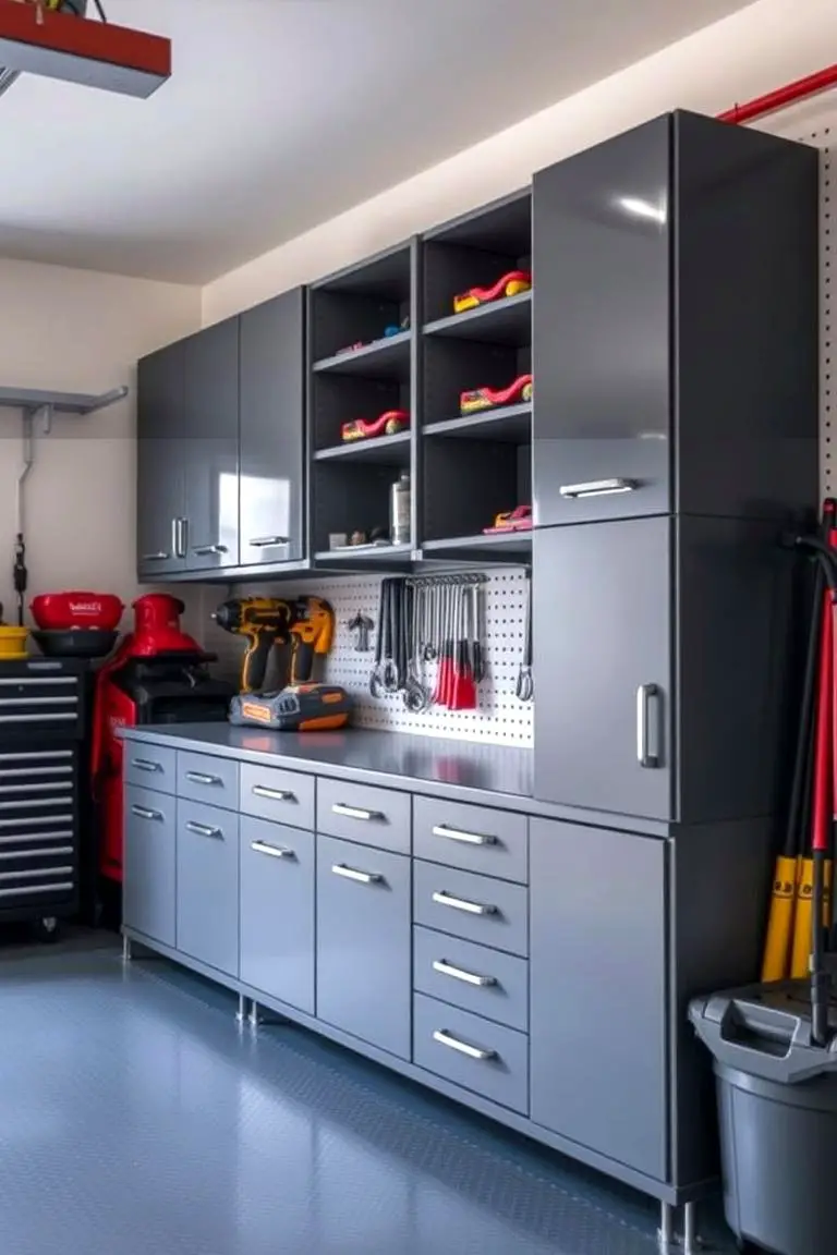 Organized Garage Cabinet Solutions