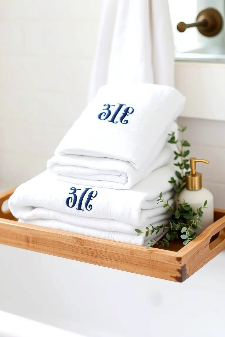 Monogrammed Towel Set