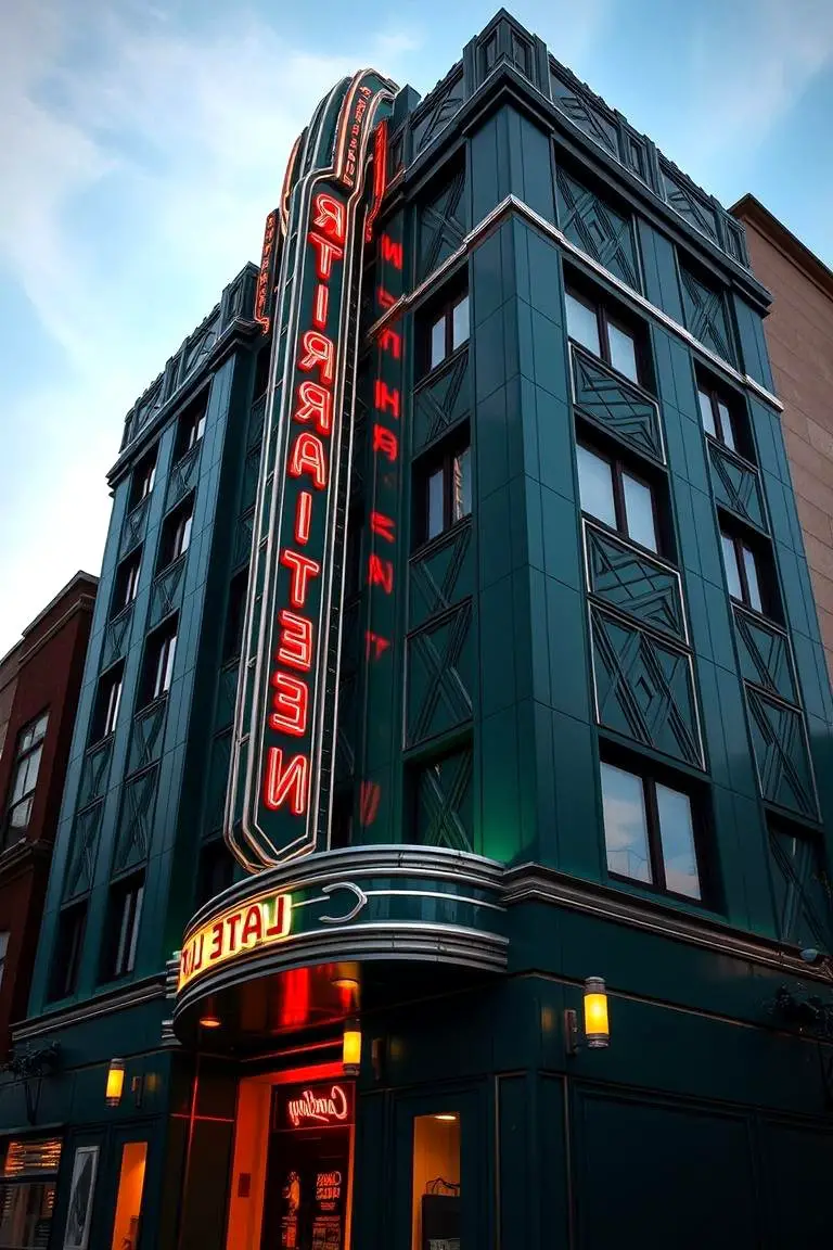 Art Deco Emerald Flair