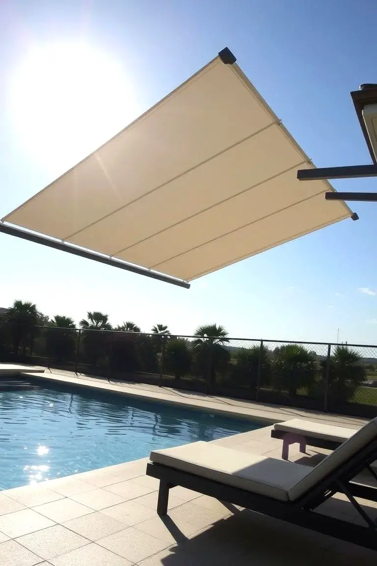 Retractable Poolside Canopy