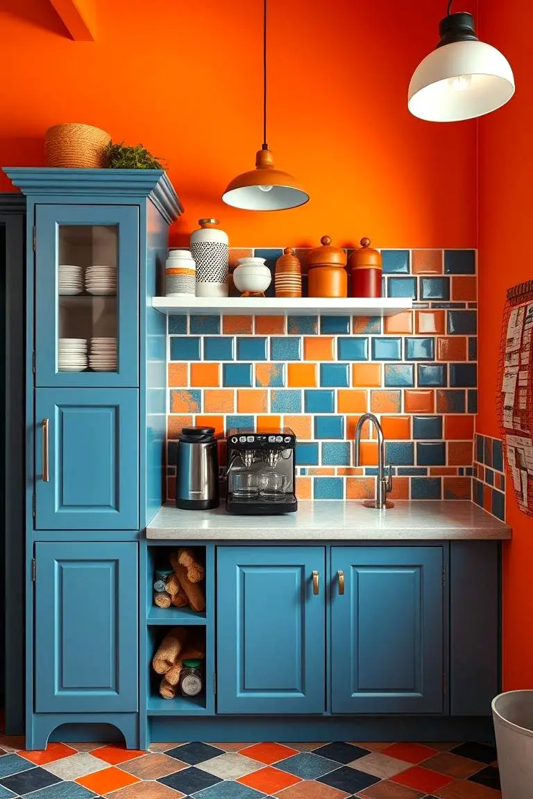 Bold Color Coffee Station