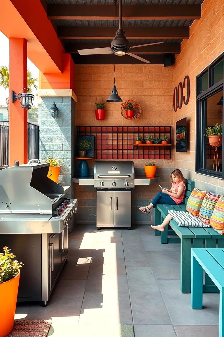 Family-Friendly Backyard BBQ Zone