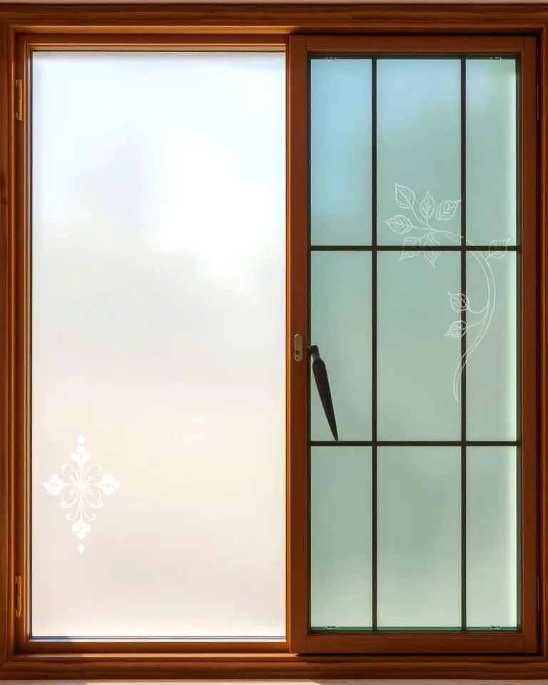 Frosted Glass for Privacy and Style
