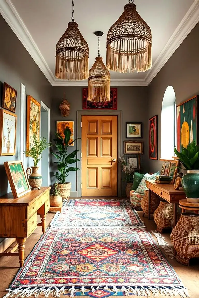 Bohemian Eclectic Foyer