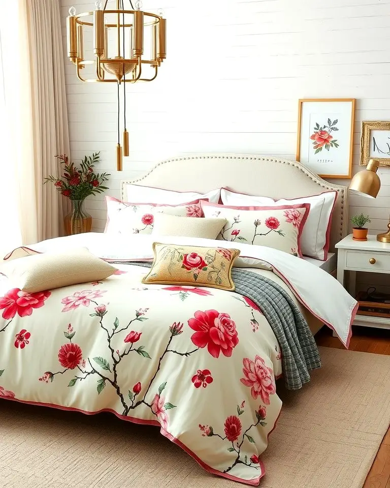 Chinoiserie-Inspired Bedding