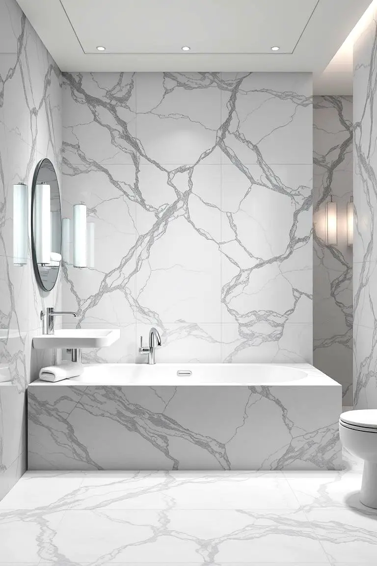 Luxe Marble Bathroom