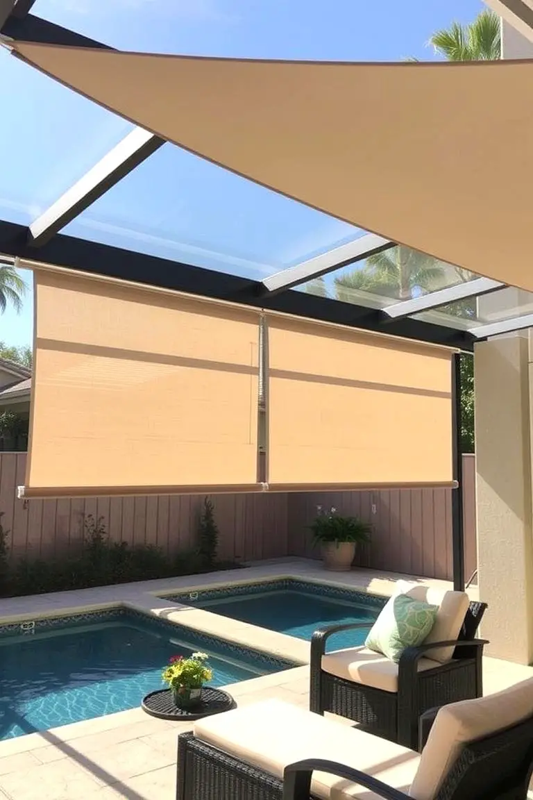Retractable Shade Blinds